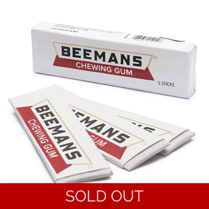 Beemans Chewing Gum 5 Piece Stick Pack
